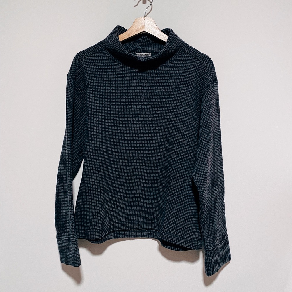 Vintage Armani Collezioni Waffle Knit Sweater